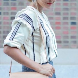 Anthropologie Santillana Fringed Top by Eri + Ali